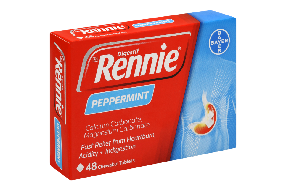 Rennie Peppermint for Heartburn and Indigestion Relief